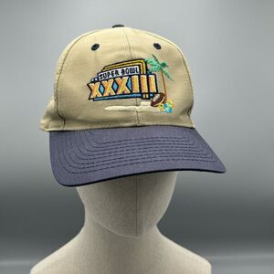 Super Bowl XXXIII Gameday Adjustable Snapback Baseball Hat Miami Falcons Broncos